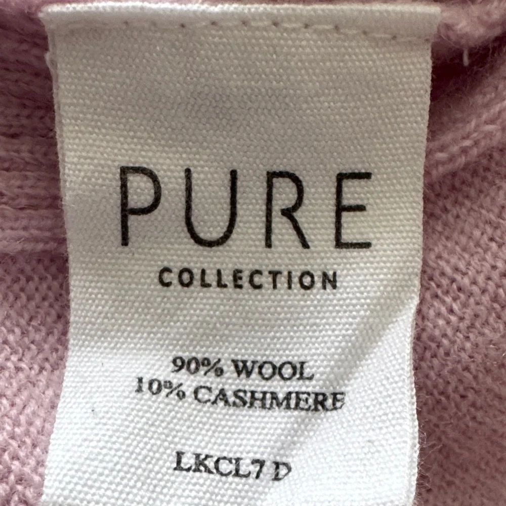 Pure Collection Soft Pink Open Cardigan - Picture 4 of 6
